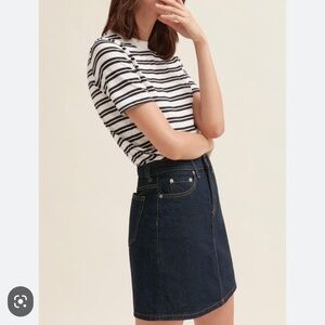 Everlane Dark Denim Mini Skirt Size 25